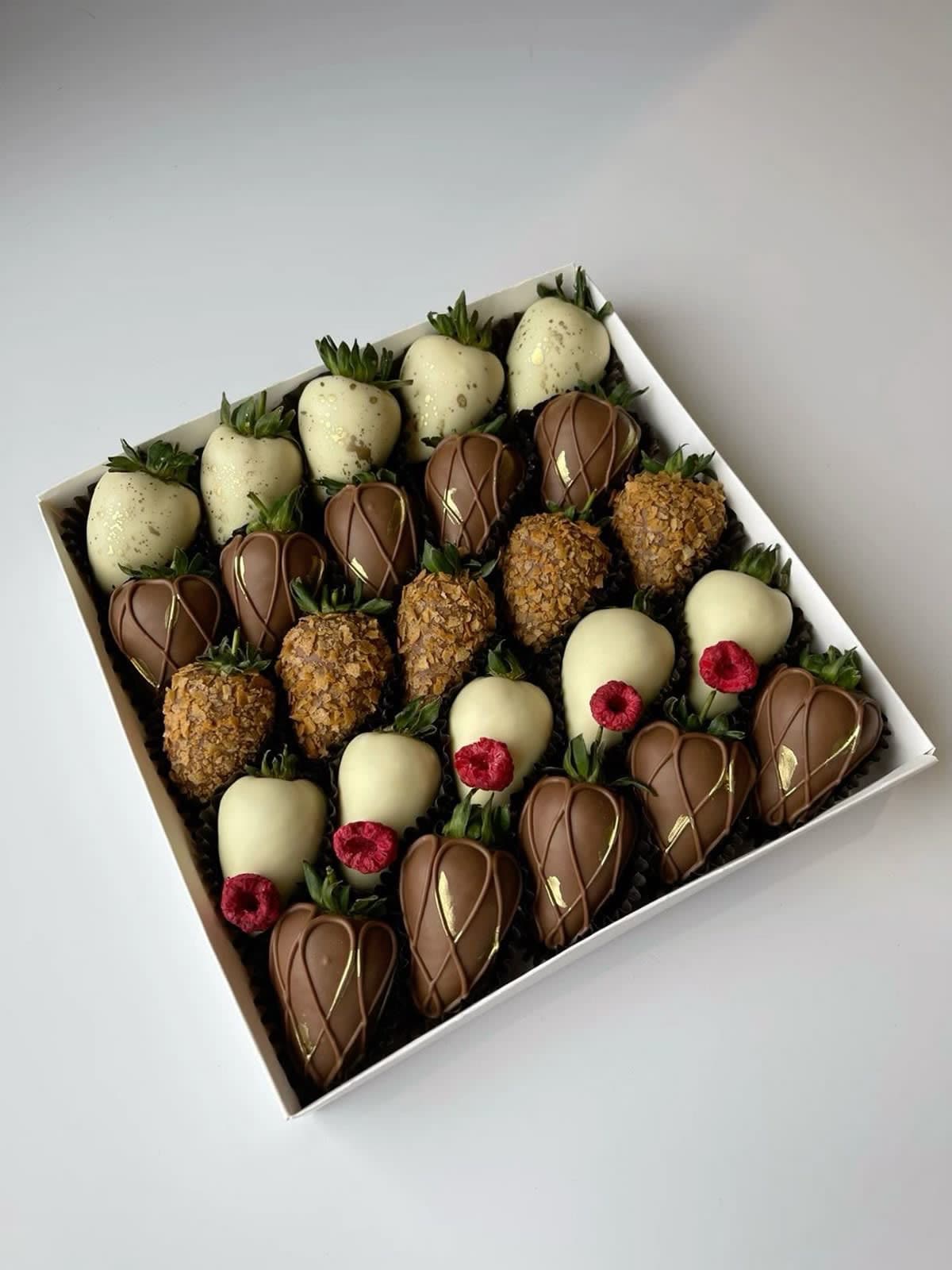 25 Fresas chocolate